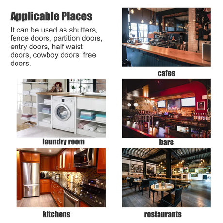 Solid Wood Cafe Doors for House Interior Saloon Doors Swinging, 24 28 40 36 32 30 Inch Wide, White Modern Fence Doors Half Waist Doors, Decor Partition Doors (Color : H 32in(81.3 cm), Size : W 30in( JYHHCYS