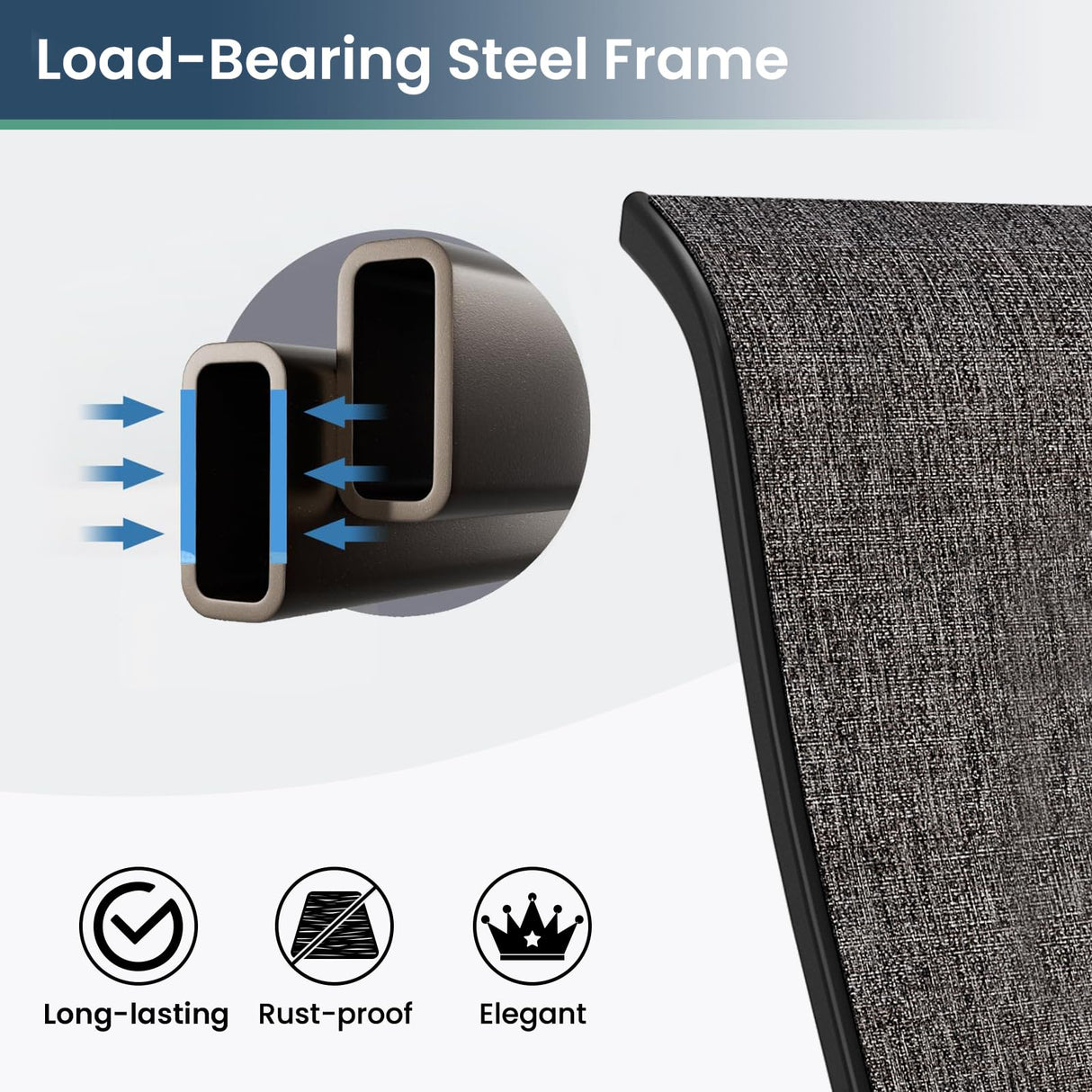 Amopatio 5 Pcs Patio Swivel Chairs and 44" Glass Top Propane Gas Fire Pit Table, All Weather Breathable Outdoor Furniture Set for Backyard Deck Lawn Garden, Dark Grey Amopatio