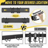 klasit Garage Wall Organizer,15Pack Carries 675 lbs,Garden Tool Organizer 48in With Large Storage Space,Easy Assembly, Sturdy Design,for Efficient Tool Storage Garage Organization klasit