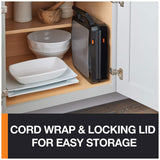 KRUPS 4-Slice Belgian Waffle Maker: Stainless Steel, 5 Browning Levels, Audible Ready Beep, Removable Plates, 1200W, Silver/Black - Perfect for Family Breakfasts KRUPS