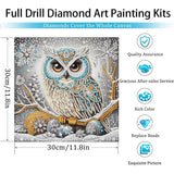 6 Pack Sea Turtle Octopus Owl Animal Special Shape Diamond Art Kits for Adults, 5D Diamond Painting Kits for Beginner, DIY Diamond Crystal Rhinestones Painting Kits for Home Wall Decor Gift 12X12 inch Fairyland JinWenn