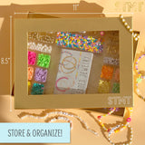 STMT DIY Beaded Jewelry Kit - Makes 15 Premium Pieces, Includes Bracelet Making Supplies, Letter Beads, Enameled Charms, Great Teen Girl Gifts STMT