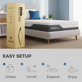 FATHOM Firm King Mattress 14 Inch Memory Foam Mattress King Size Bed in a Box for Back Pain Relief and Cool Sleep with Gel Foam and Removeable Fiberglass Free Cover, CertiPUR-US Certified FATHOM