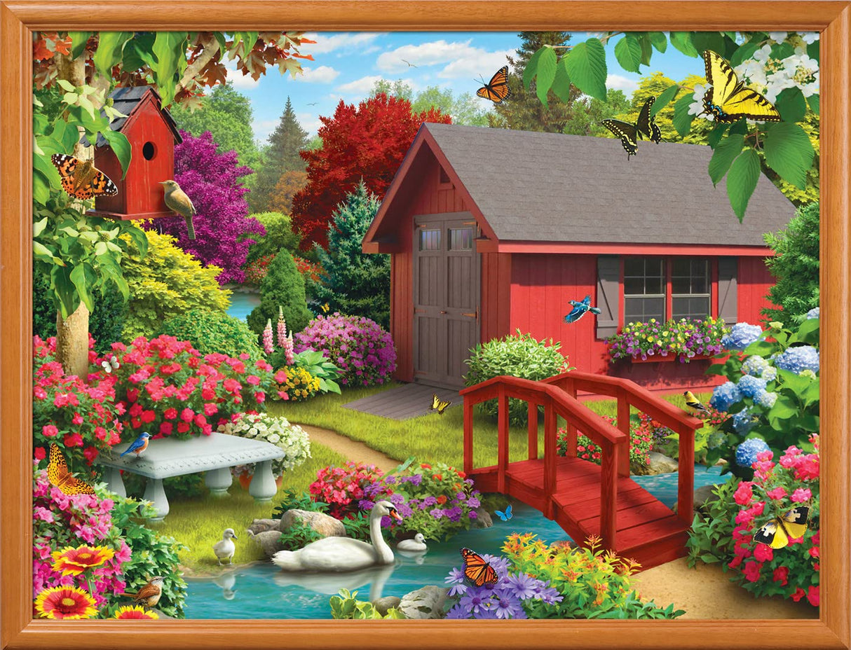 Masterpieces 750 Piece Jigsaw Puzzle for Adults, Family, Or Kids - Over The Bridge - 18"x24" Masterpieces