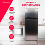 Frigidaire EFR751 2 Door Apartment Size Refrigerator/Freezer Combo, 7.5 cu ft, Platinum Series, Stainless, 23" D x 21.5" W x 55.5" H, Stainless Steel Frigidaire