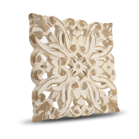 Handmade Wooden Trivet for Hot Dishes Plates & Pots Holder Hot Pad for Kitchen & Dining Table Decor Cookware Heat Resistant Rustic Decorative Carvings 8 Inches Tabletop Home & Dining Table Essentials The Great Indian Bazaar