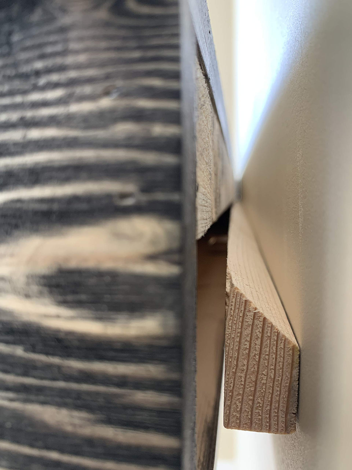 Rustic Mantle | Fireplace Mantel for Decor | Wood Mantel Shelf | Made in USA | Floating Shelf | Farmhouse Fireplace Surround | Long Shelf for Fireplace (Weathered Black, 60 Inch) Strix Ind