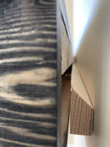 Rustic Mantle | Fireplace Mantel for Decor | Wood Mantel Shelf | Made in USA | Floating Shelf | Farmhouse Fireplace Surround | Long Shelf for Fireplace (Weathered Black, 60 Inch) Strix Ind