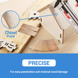 meite 23 Gauge Pin Nails, 1-Inch Micro Headless Pins for Pin Nailer - Copper Plated Pins Nails for Nail Gun, Ideal for Fine Woodworking and Trim Work (10,000 PCS) meite