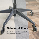 The Original Rollerblade Office Chair Wheels (As Seen On PBS) - Incredibly Smooth & Quiet Rolling Casters - Safe for Hardwood Floors & Carpet - Easy Installation with Universal Fit - Set of 5 - Black The Office Oasis