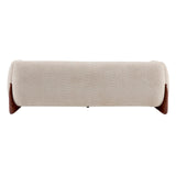 Christopher Knight Home Almab 82 Inches Sofa Couch, Cozy Boucle Upholstered 3-Seater Sofa, Wood Frame Couch, Comfy Couches for Living Room and Office, Modern Sofa, Lounge Seating, Almond Christopher Knight Home