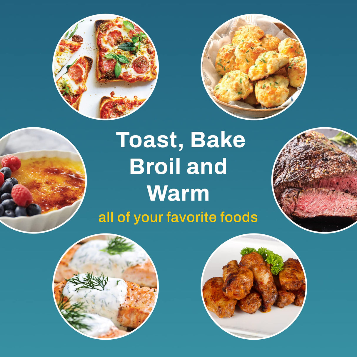 Elite Gourmet by Maximatic Americana Collection ETO147M Diner 50’s Retro Countertop Toaster oven, Bake, Toast, Fits 8” Pizza, Temperature Control & Adjustable 60-Minute Timer 1000W, 2 Slice, Mint Elite Gourmet