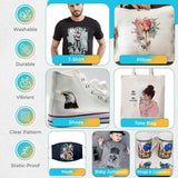 DTF Transfer Powder Film Kit for DTF Sublimation Printer,All-in-1 DTF Starter Kit- 8.8oz White Digital Hot Melt Adhesive &15 Direct to Film Pretreat Iron-on Transfer Paper Fabric INKCREDIBLE