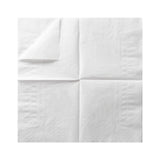 100 Pack Cocktail Napkin 2-Ply Dessert Napkins Folded 5 x 5 Inches Disposable Napkins for Dinner Wedding Birthday Baby Shower Party Bridal Anniversary Reception Event (100, White) BEFORYOU