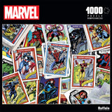 Buffalo Games - Marvel -Trading Cards - 1000 Piece Jigsaw Puzzle for Adults -Challenging Puzzle Perfect for Game Nights - Finished Size is 26.75 x 19.75 Buffalo Games