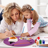 Round Wood Circles for Crafts Round Wood Cutouts Unfinished Round Wood Discs for Door Hanger Design Wood Burning (1, 24 Inch) Jetec