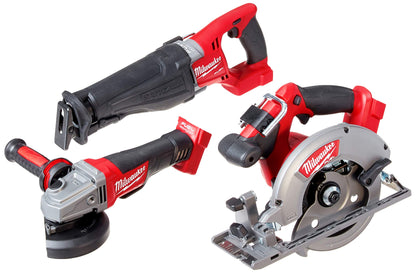 Milwaukee 2896-26 M18 Fuel 18-Volt Lithium-Ion Brushless Cordless Combo Kit (6-Tool) with (2) 5.0 Ah Batteries, (1) Charger, (2) Tool Bags - WoodArtSupply