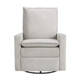Oxford Baby Uptown Upholstered Swivel Glider & Recliner Nursery Chair, Sand Oxford Baby