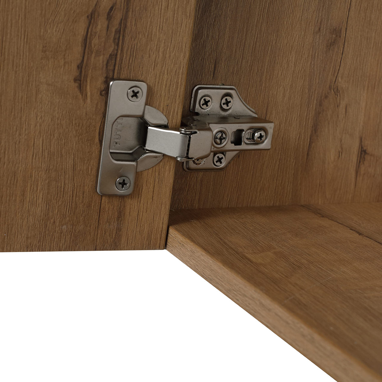 Malwee 30" Floating Bathroom Vanity with Sink, 30 Inch Single Sink Wall Mounted Bathroom Vanity, with 2 Doors and White Ceramic Basin Sink Top (027-30) Malwee