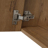 Malwee 30" Floating Bathroom Vanity with Sink, 30 Inch Single Sink Wall Mounted Bathroom Vanity, with 2 Doors and White Ceramic Basin Sink Top (027-30) Malwee