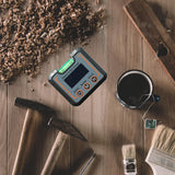 Digital Angle Finder Magnetic & Level Bubble Vial 4 X 90°Angle Gauge Inclinometer, Mini Level Bevel Gauge Protractor for Woodworking, Building, Table Saw, Vertical Wall Weikani