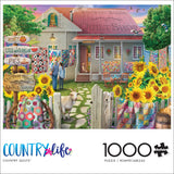 Buffalo Games - Eduard - Country Quilts - 1000 Piece Jigsaw Puzzle for Adults -Challenging Puzzle Perfect for Game Nights - Finished Size is 26.75 x 19.75 Buffalo Games