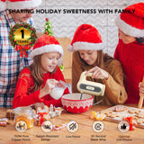 Hand Mixer Electric, 5-Speed Small Handheld Mixer, 2* (304 Dough Hooks & 304 Whisks) Food Mixer, Kitchen Mixer for Baking, Cream, Cookies, Dishwasher Safe BAIGELONG