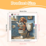 MAXBYE Dachshund Diamond Art Painting Kits for Adults, Dog Diamond Art Kits for Beginners, 5D DIY Animal Full Drill Gem Craft for Home Decor Gift 12x12 inch MAXBYE