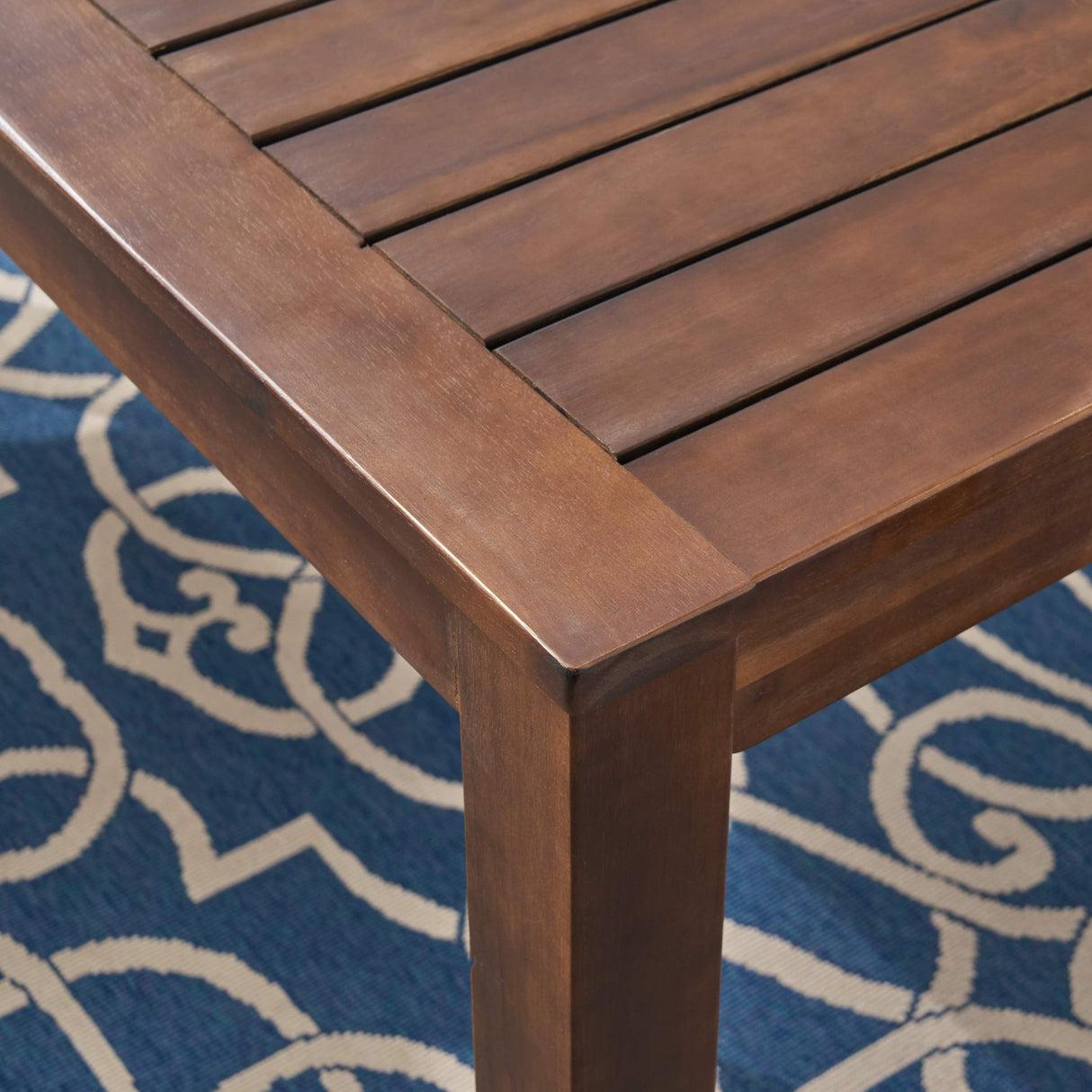 Christopher Knight Home Odin Outdoor 7-Piece Acacia Wood Dining Set, Dark Brown Christopher Knight Home