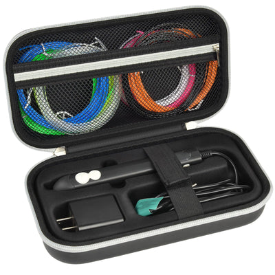 PAIYULE Case Compaitble with 3Doodler Flow for 3D Printing Pen for Teens Adults Creators, Storage Holder for 3D Pens Free Refill Filaments, Organizer Box for 3D Printer Drawing Accessories (Bag Only)