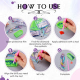 12 Pcs 5d Diamond Painting Bookmarks for Adults, DIY Acrylic Diamond Art Feather Bookmarks Gifts for Book Lovers, Read and Crafts Lovers School Library Book Club Gift Supplies Henoyso