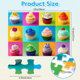 100 Piece Puzzles for Kids Ages 4-8 - Animal Portraits Donuts Puzzles for Kids Ages 8-10 Large Puzzles for Senior Jigsaw Puzzles for Kids Ages 6-8 Year Old Educational Puzzles Toys 4-Pack Jeacirio