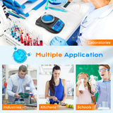 Bonvoisin Digital Lab Scale 600g x 0.01g Precision Electronic Scale LCD Display Analytical Balance Jewelry Scale Scientific Scale 0.01g Accuracy Bonvoisin