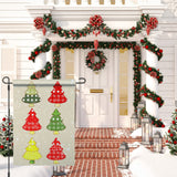 Sublimation Blank Garden Flag for Christmas and Winter Decoration Double Sided DIY Polyester Yard Flags for Outdoor Courtyard Party Home Festival Holiday, 12 x 18 Inch (10 Pieces) Boao