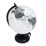 Abbott Collection 57-LATITUDE-19 Spinning Small Decorative Globe, Grey/Black, 11" H Abbott Collection