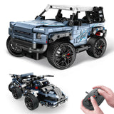 OWNONE 1 Off Road Pickup 4x4 Building Kit, 2 in 1 Stem Building Toy with Remote Control, Technique Race Car Building Toy for Kids, Birthday Gift Idea for Boys Ages 6+ (503 PCS) OWNONE 1