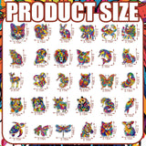 Remuuly 30 Pcs Diamond Painting Magnets Summer Diamond Art Magnet Kits for Adults Spring Flower Animal Cupcake 5D Rhinestones Refrigerator Magnetic Stickers for Fridge DIY Crafts Gifts(Animal) Remuuly
