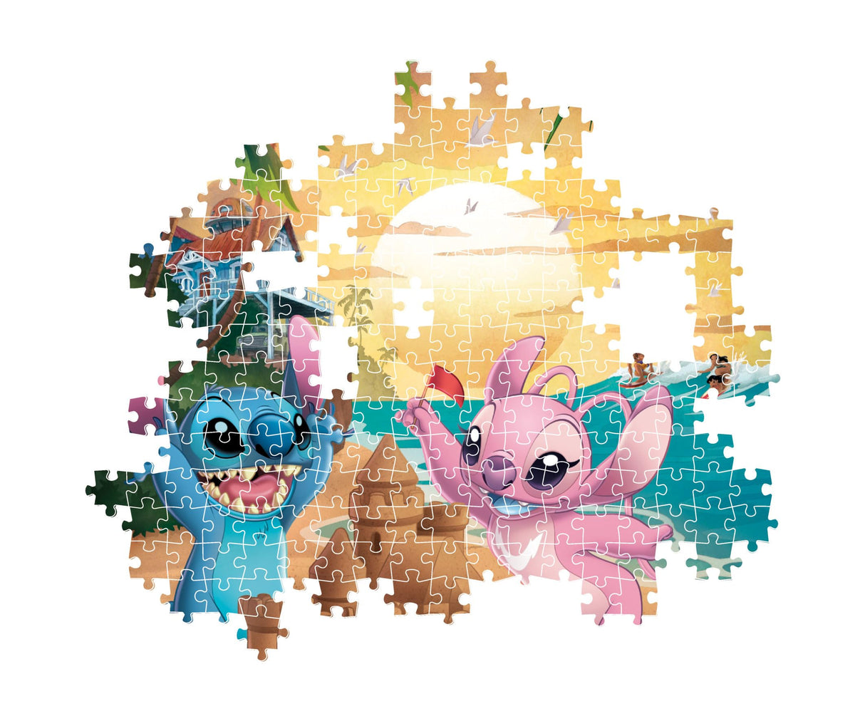 Clementoni Disney Stitch Puzzle - 500 Pieces - Adult Jigsaw Puzzle, Poster Included, Disney Jigsaw Puzzle, Fun for Adults, Made in Italy, 35547 Clementoni