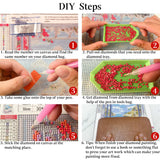 JAKI Diamond Art Painting Kits for Adults,5D DIY Cartoon Diamond Art for Adults,Full Drill Diamond Art Kits for Gift Home Wall Decor(14x14inch) JAKI