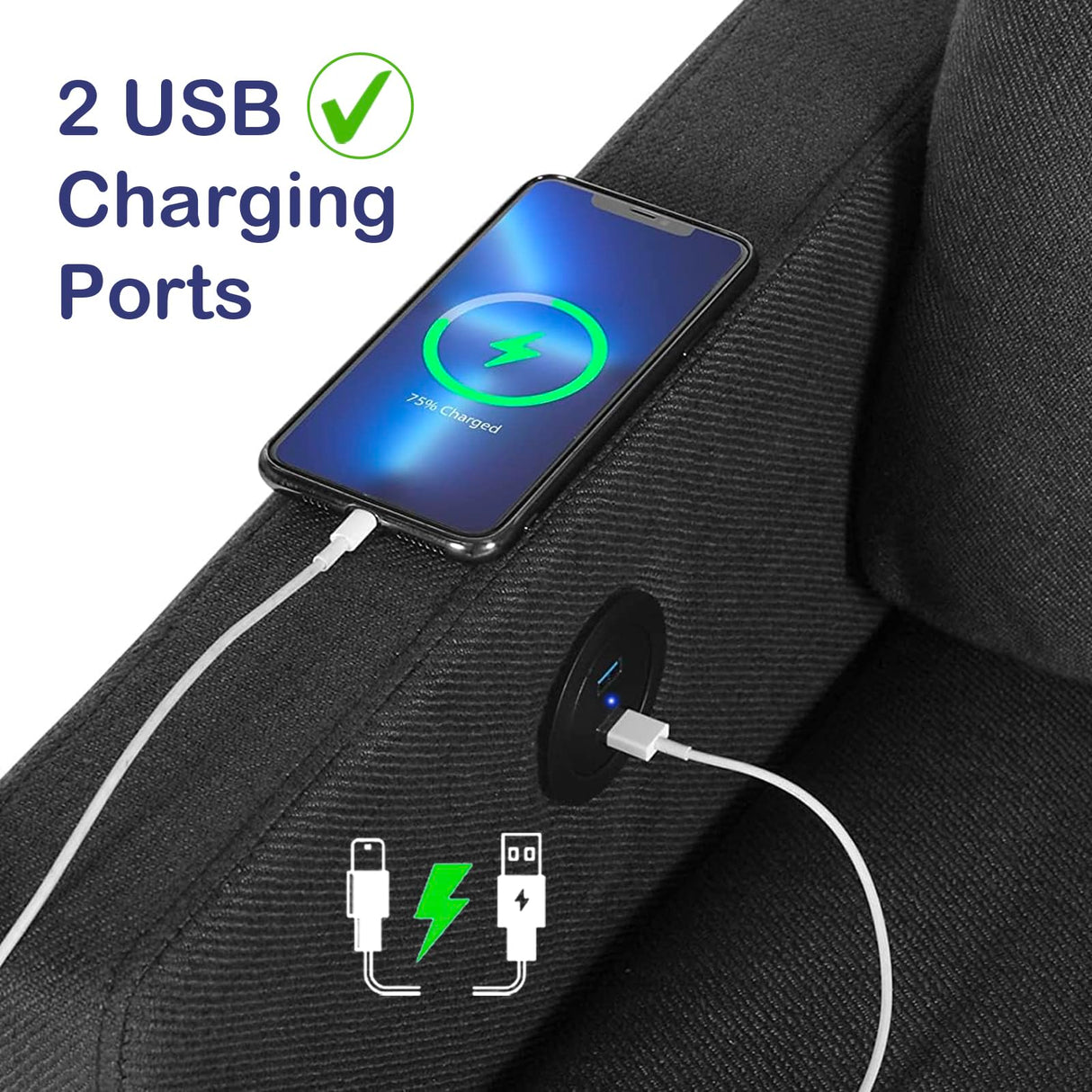 STHOUYN Comfy Loveseat Sofa Small Grey Couch, Small Love Seat Bedroom, Mid Century Modern Couches Living Room Dorm Office, 2 Seater Couch Deep Seat Sofas, 57”W (Dark Grey (Loveseat)) STHOUYN