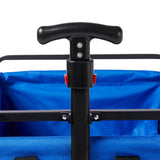 Seina Compact Folding 150-Pound Capacity Utility Cart, Royal Blue Seina