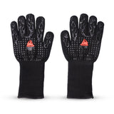 Clean Grill 1472°F Heat Resistant BBQ Gloves | Fire Resistant Silicone & Aramid Fiber for Cooking, Baking, Grilling | Extra Safety, Comfort, Non-Slip Grip, Durable, Flexible, Touchscreen Compatible CLEAN GRILL EST. 2022