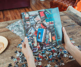 80s Cassette Music Hits 1000-Piece Jigsaw Puzzle, Brain Teaser for Kids and Adults | 28 x 20 Inches Toynk