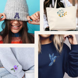 Brother SE700 Combo Embroidery & Sewing Machine with 4" x 4" Embroidery Hoop and 40+ Accessories Brother