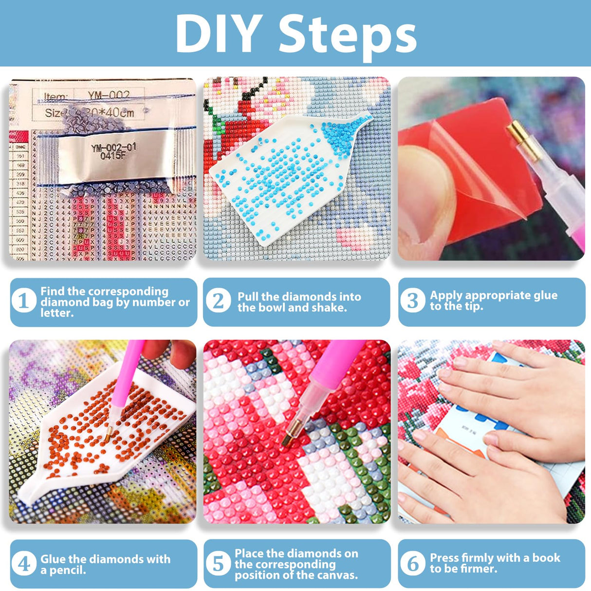 hkejoi Deer Diamond Art Kits for Adults, Animal Diamond Painting Kits for Adults Deer, 5D Diamond Painting Animal Diamond Art Painting for Gifts Home Wall Decoration 12''W x 16''L hkejoi