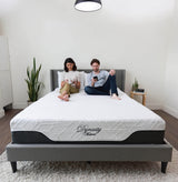 DynastyMattress 10 Inch CoolBreeze Gel Memory Foam Mattress Bed King/Extra Firm DynastyMattress