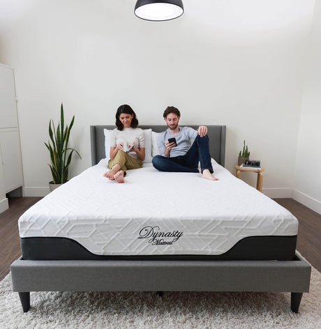 DynastyMattress 10 Inch CoolBreeze Gel Memory Foam Mattress Bed King/Extra Firm DynastyMattress