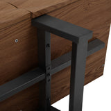 YITAHOME 63" Mid Century Modern TV Stand for TVs up to 65 inch Flat Screen Wood TV Console Media Cabinet with Storage, Walnut YITAHOME