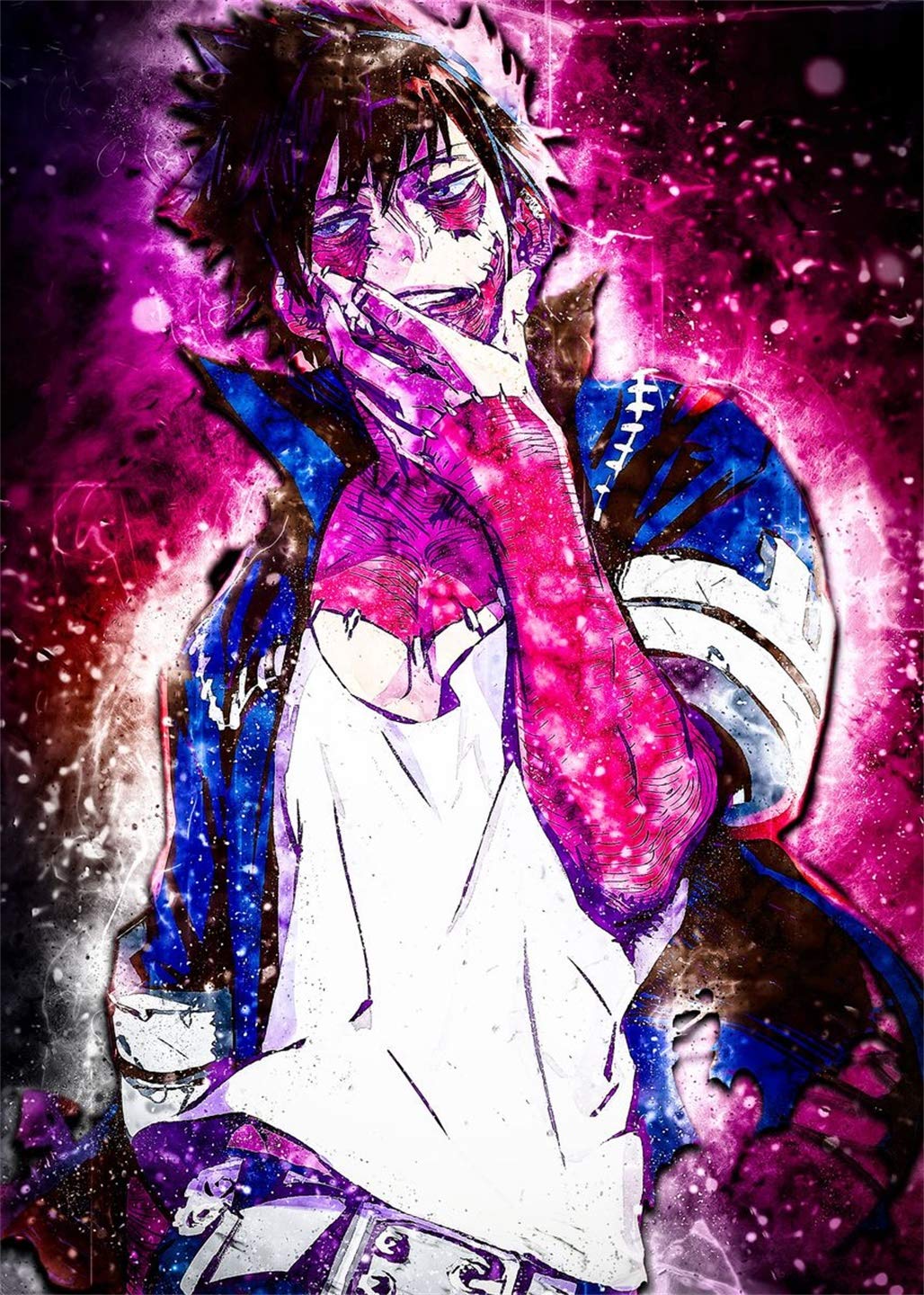 DIY 5D Diamond Painting Anime by Number Kits Full Drills for Adults, Cross Stitch Crystal Rhinestone Embroidery Pictures Arts Craft for Home Wall Decor Gift.(M-H-A-73-30X40) vodwml