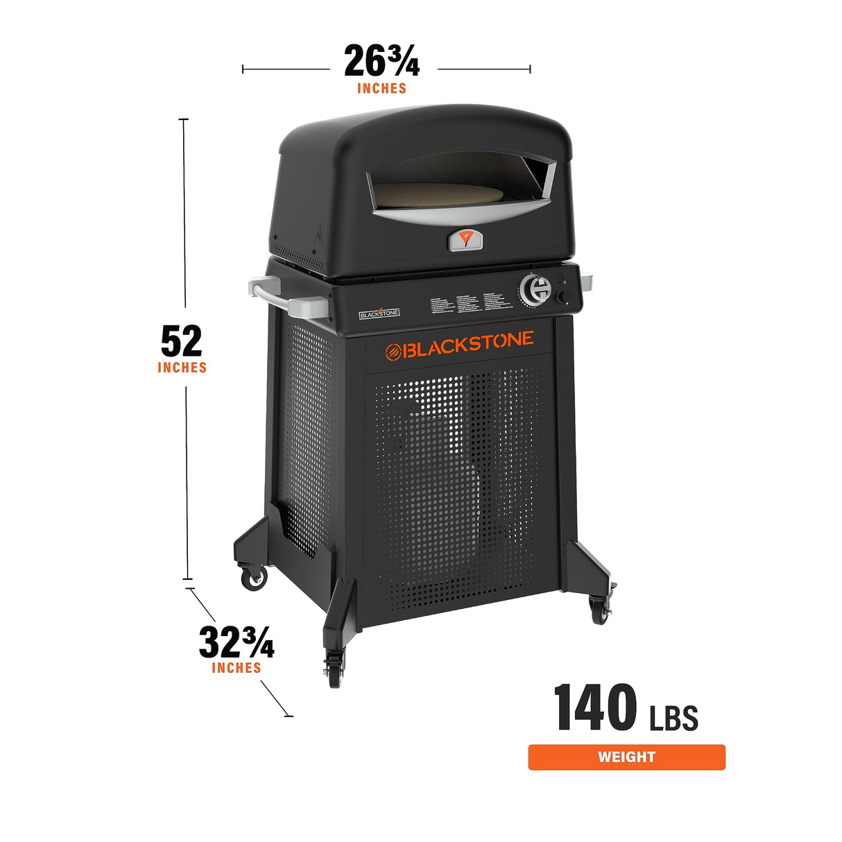 Blackstone 6825 Pizza Oven, Black Blackstone